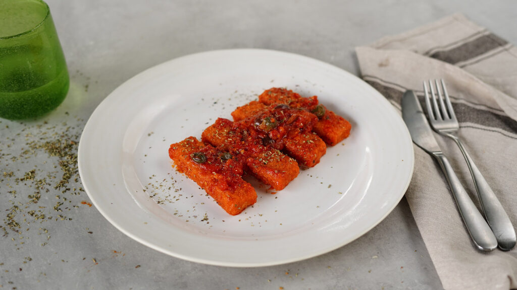 Bastoncini di merluzzo alla pizzaiola