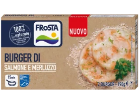 Fishburger di merluzzo e salmone