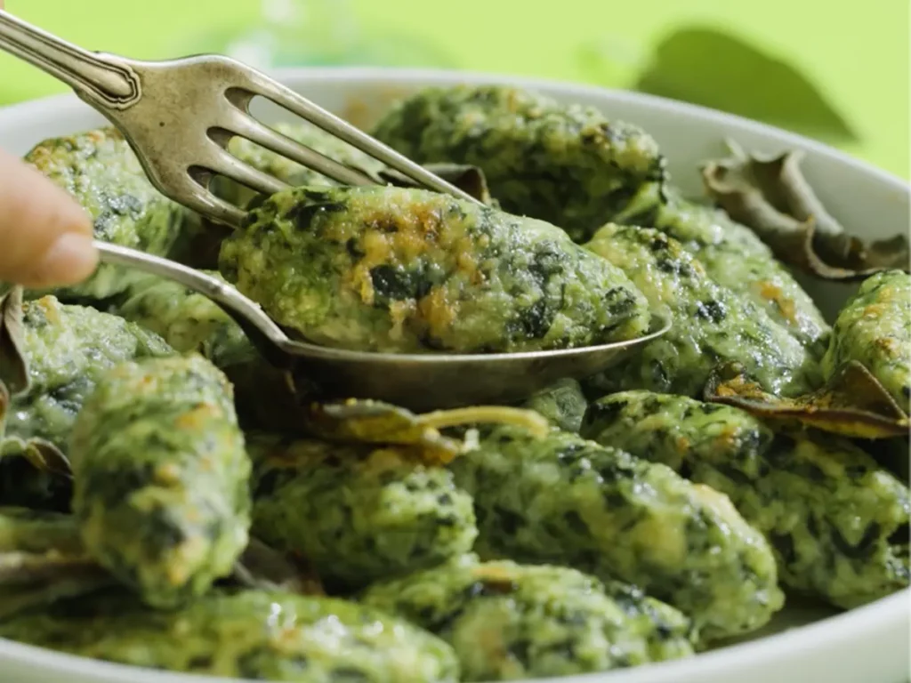 Gnudi toscani ricotta e spinaci
