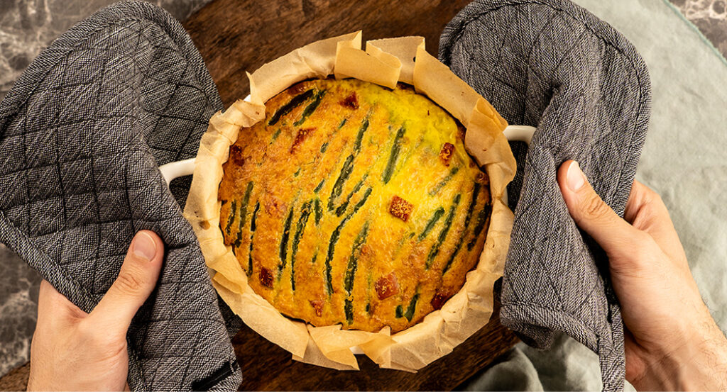 Frittata di fagiolini