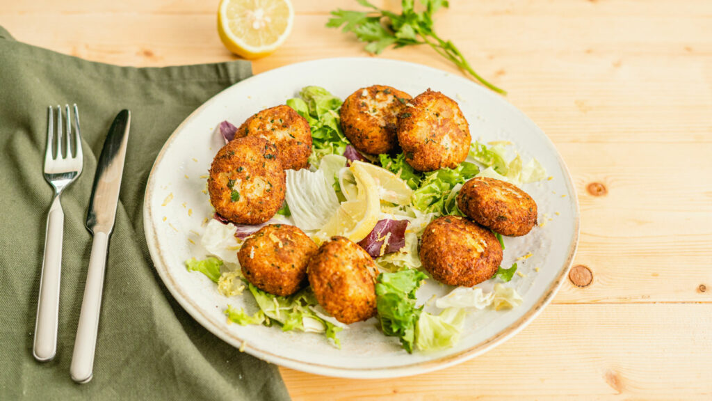 Polpette di merluzzo surgelato