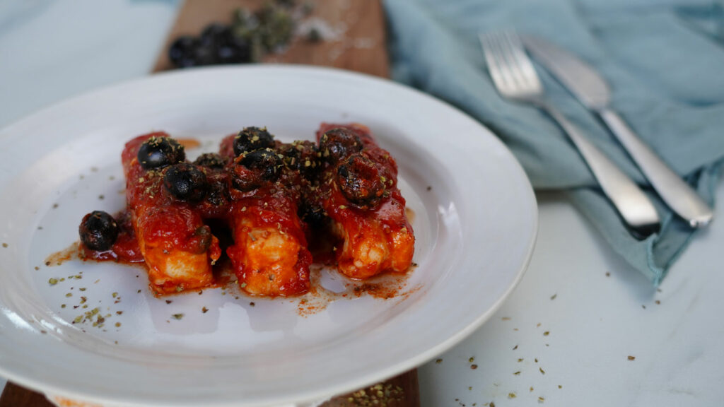 Filetti di merluzzo alla pizzaiola