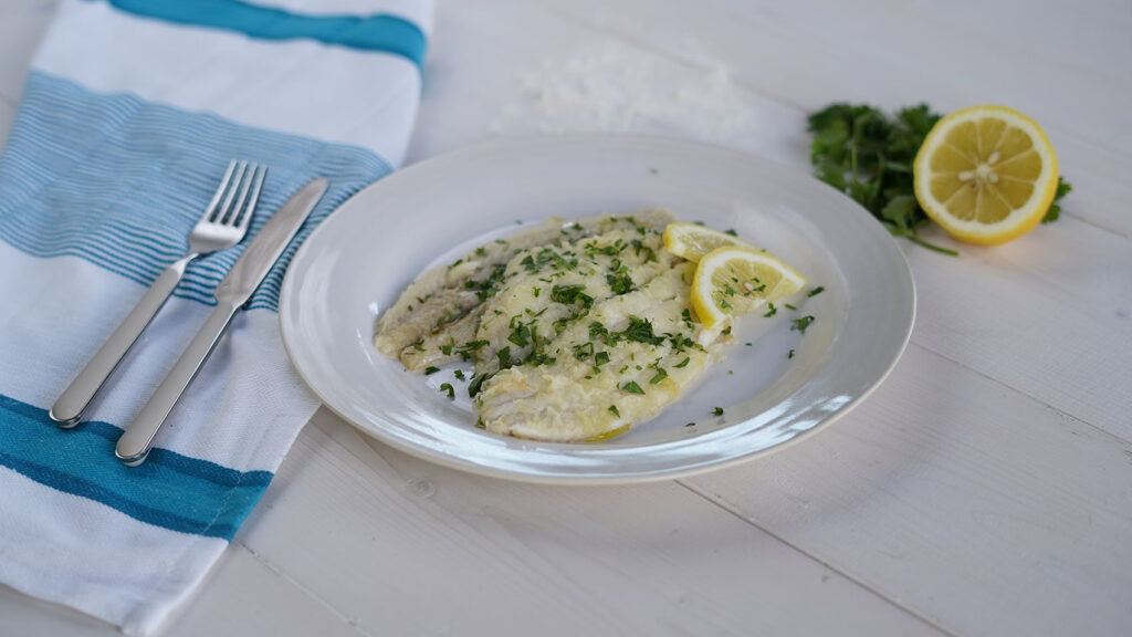 Scaloppine di platessa al limone