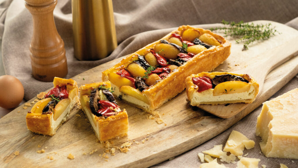 Torta salata di ricotta e verdure