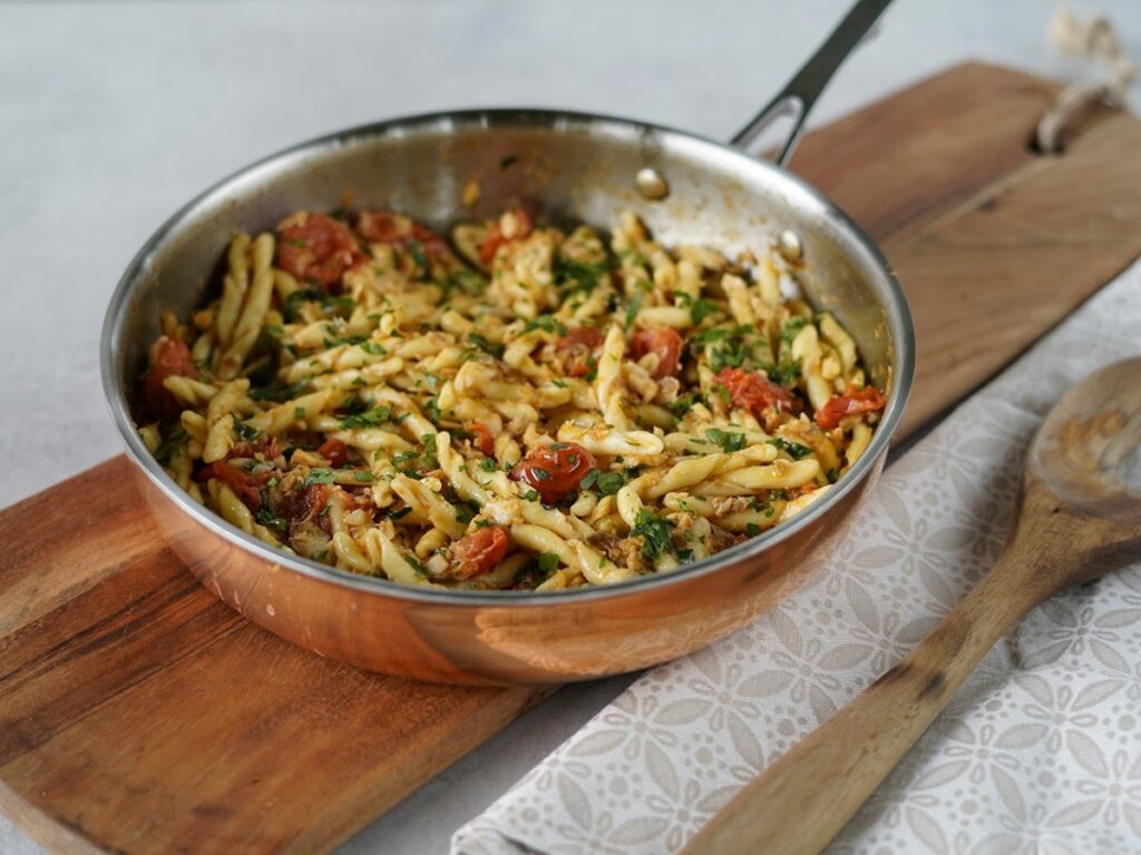 Trofie al ragù di merluzzo