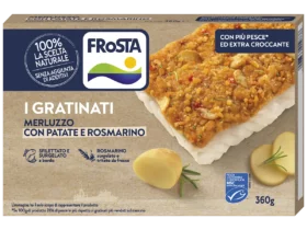 Merluzzo gratinato patate e rosmarino